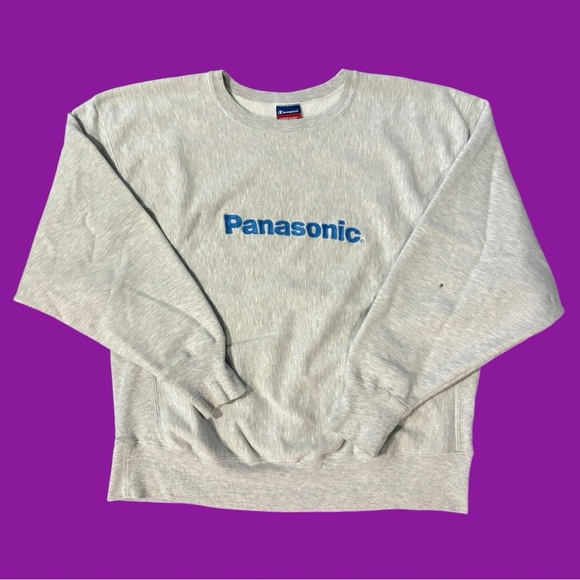 90s Champion Panasonic Sweatshirt - Picture 1 of 3